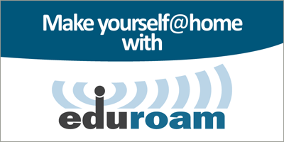 Make yourself at home with Eduroam!