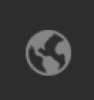 GlobalProtect icon, a greyscale globe