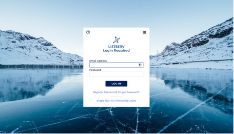 Listserv login