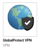 Colorful GlobalProtect globe icon as shown in the SSA